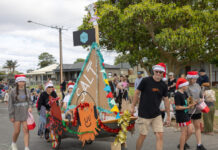 Christmas spirit in the air on the Bay