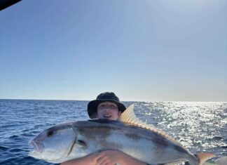 Salmon surface at Elliston